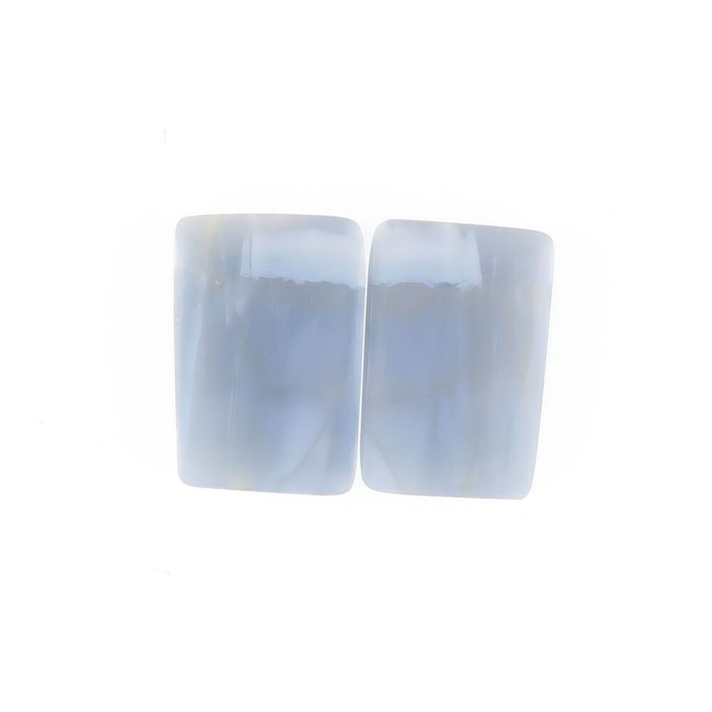 Blue opal - pair