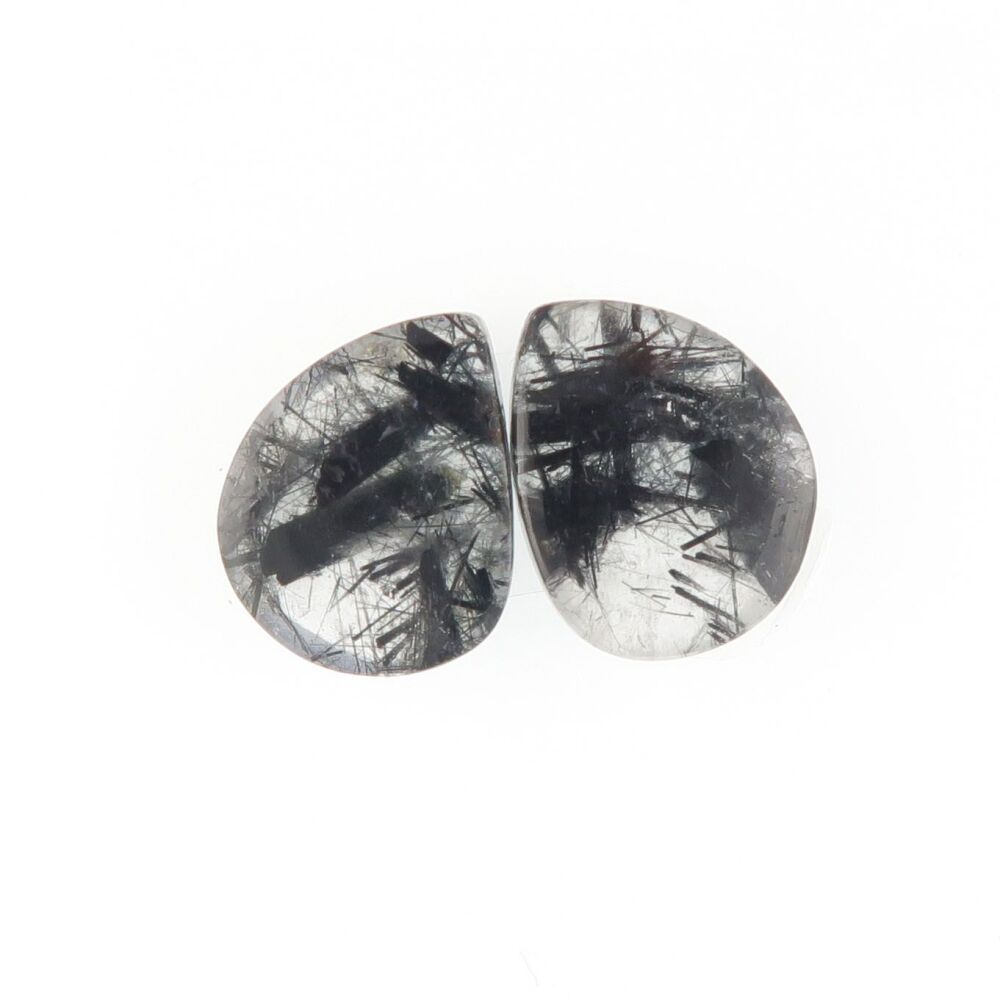Tourmalinated quartz pair
