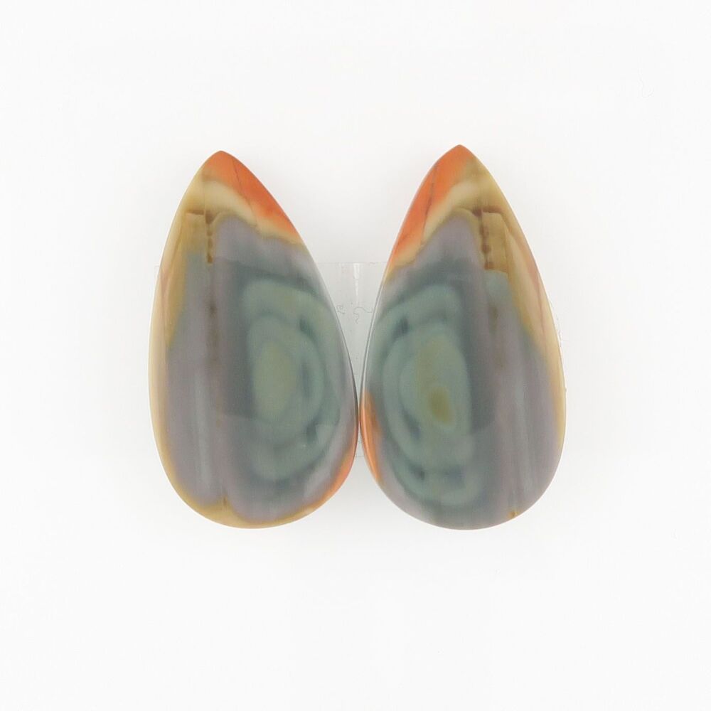 Imperial Jasper pair - 2404