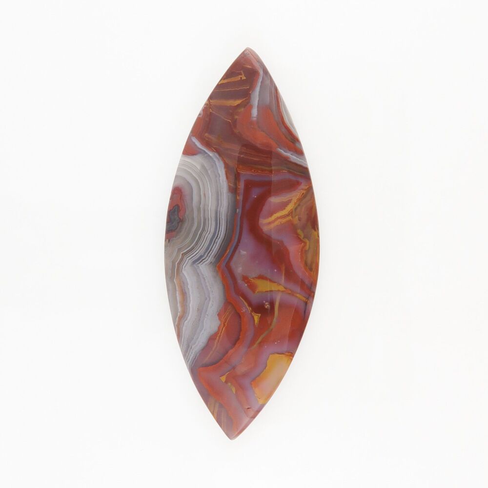 Crazy lace agate cabochon - 2353