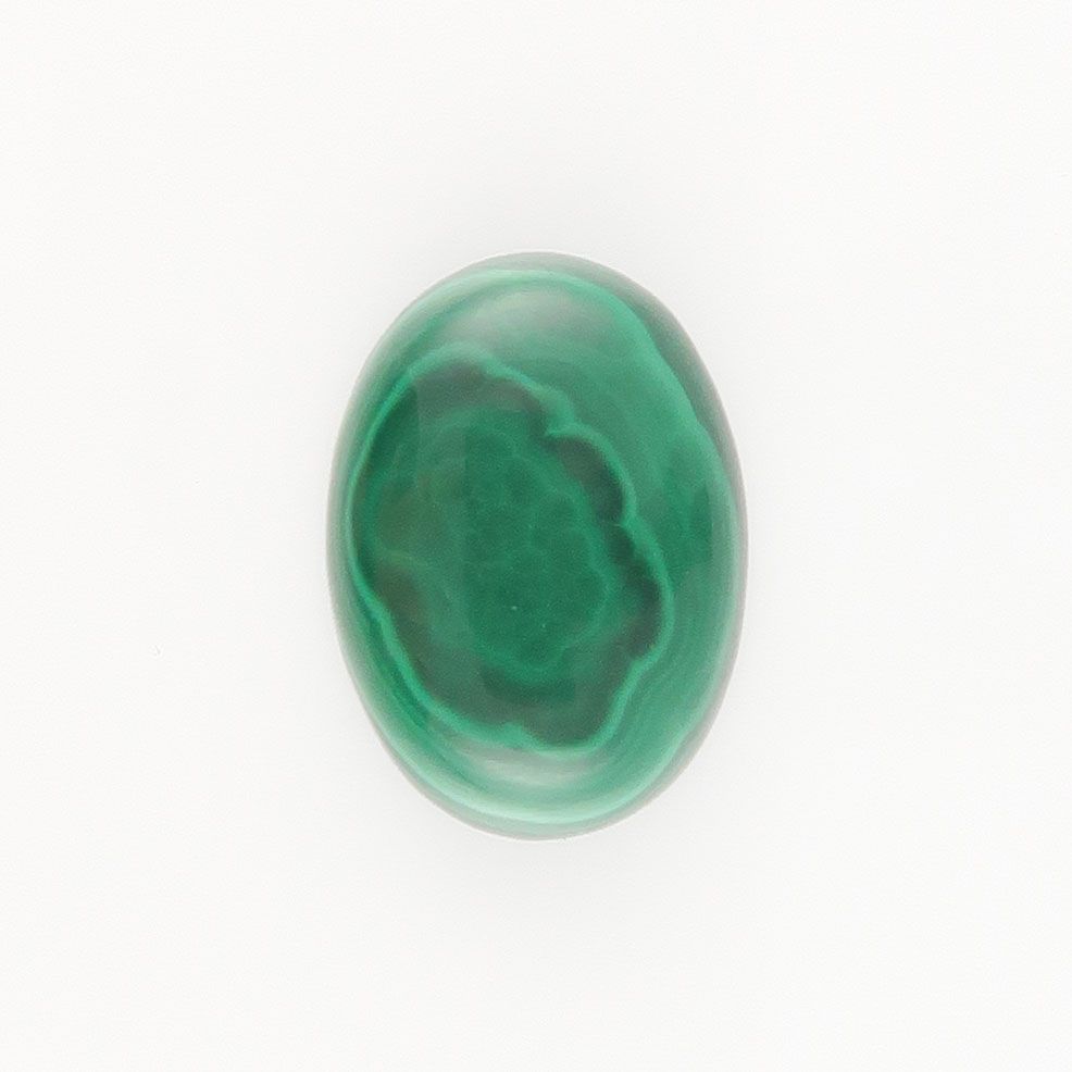 Malachite cabochon