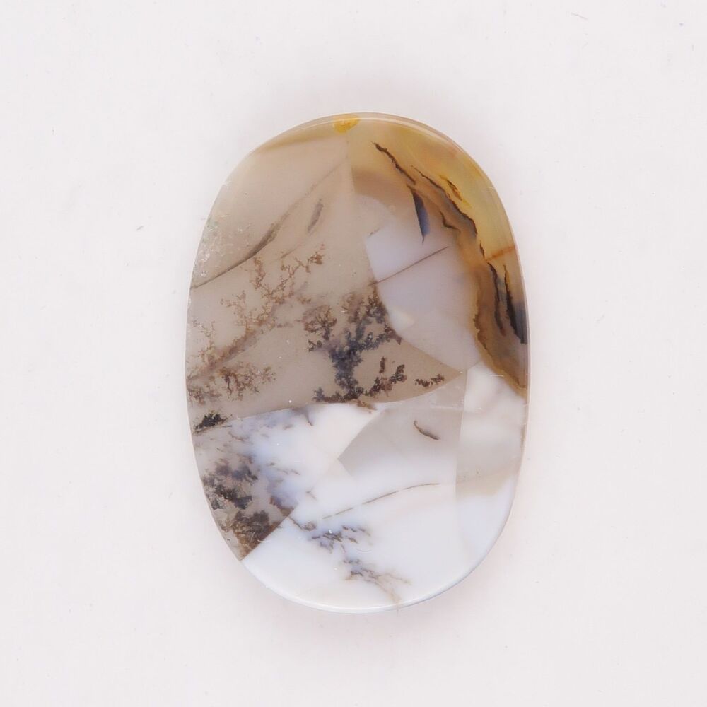 Dendritic agate slice