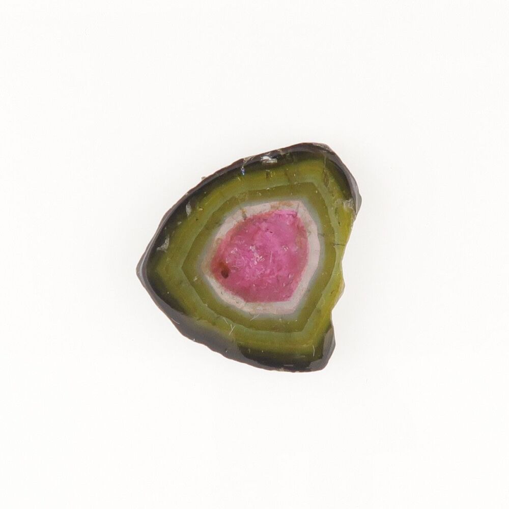 Watermelon tourmaline slice - 2427