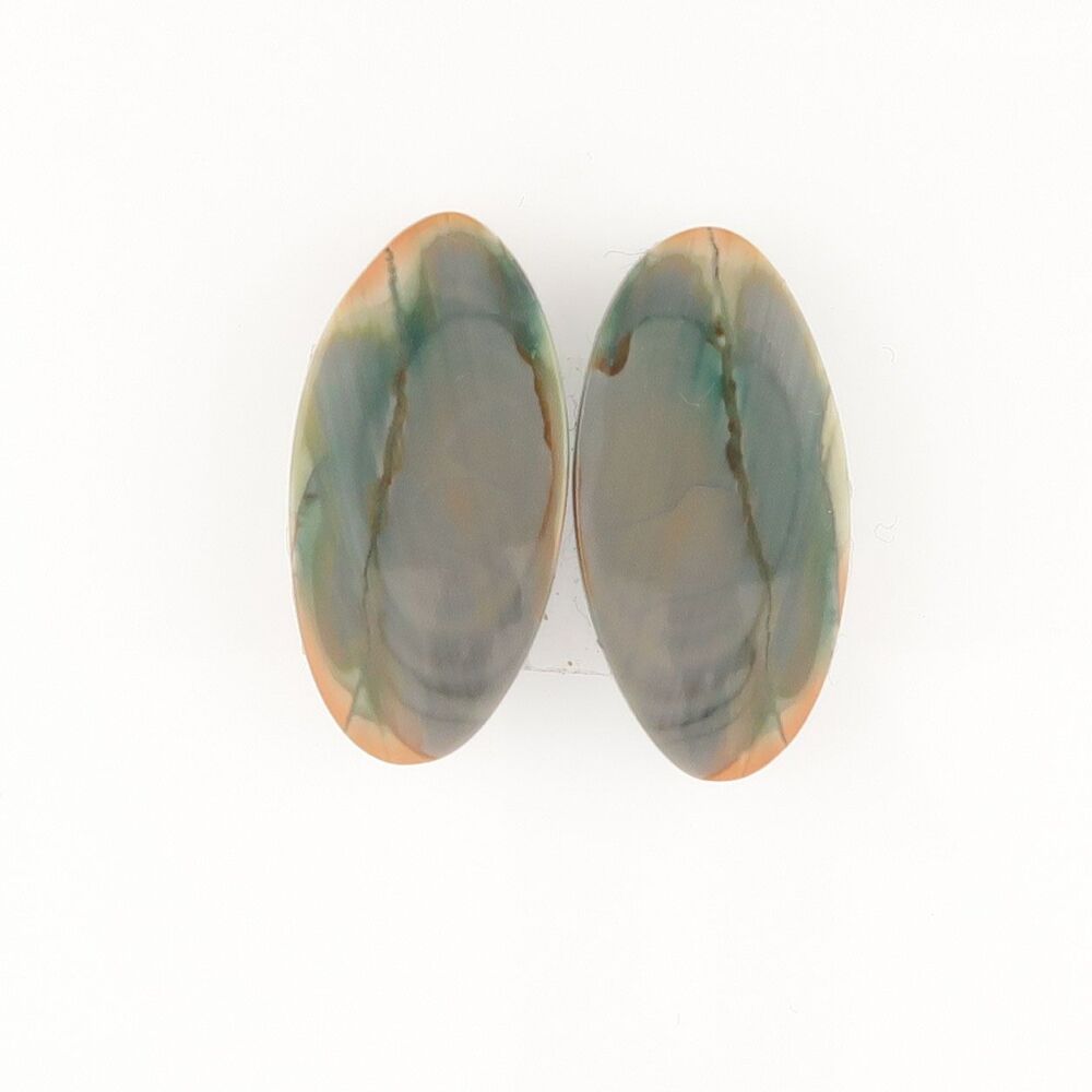 Imperial Jasper pair - 2549