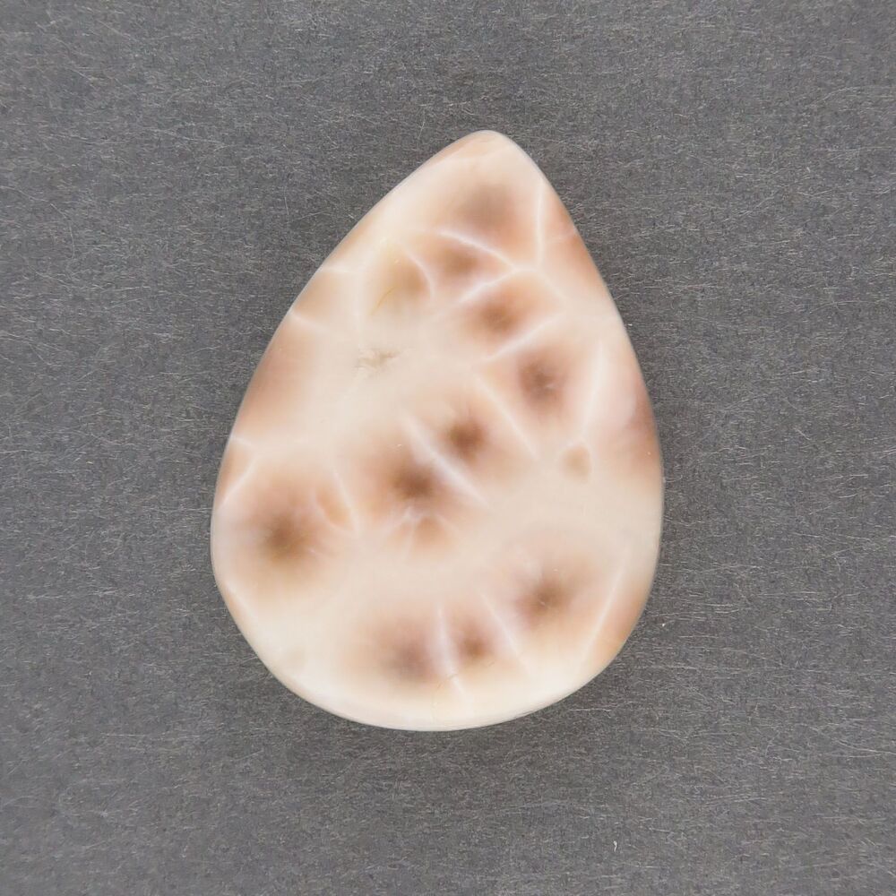 Pink Natrolite cabochon