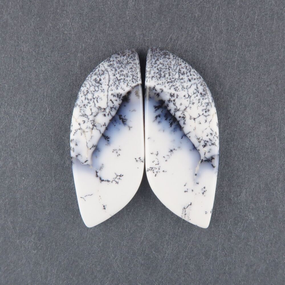 Dendritic agate pair - 2534