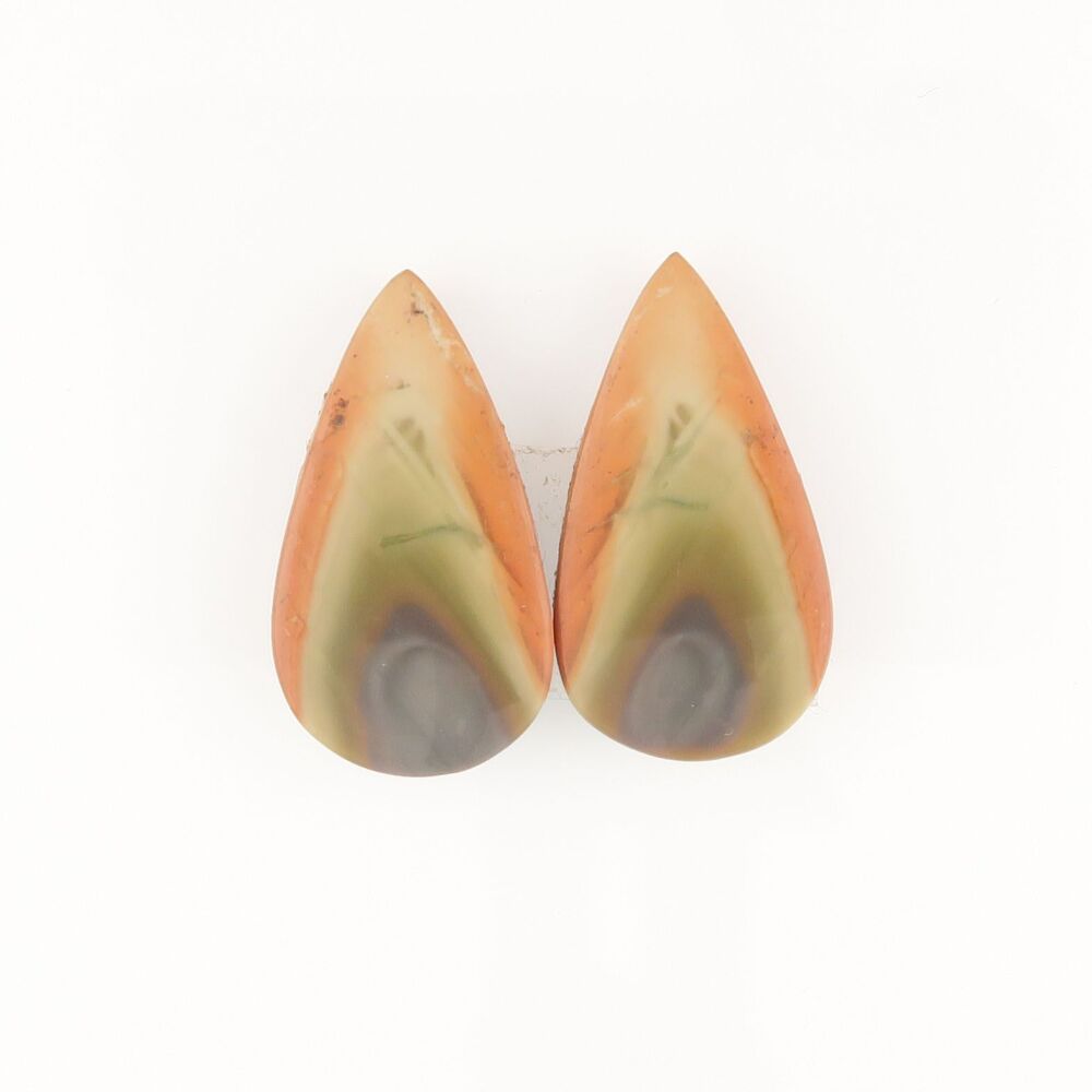 Imperial Jasper pair - 2548