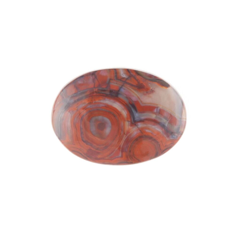 Orbicular agate cabochon