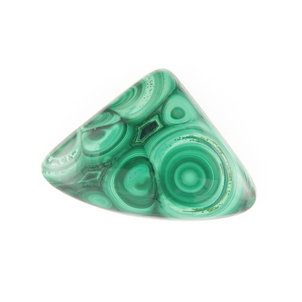 Malachite cabochon