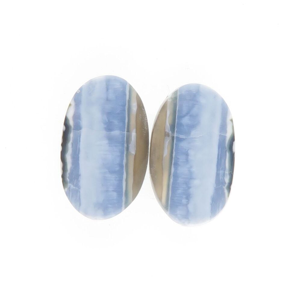 Blue opal pair