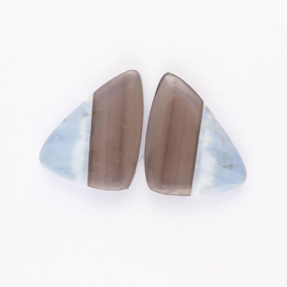 Blue opal pair