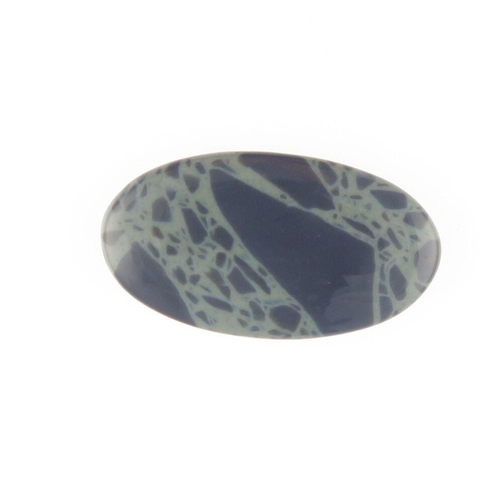 Spiderweb obsidian cabochon