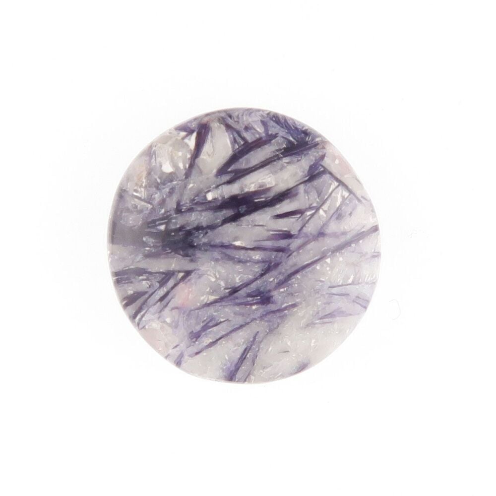 Lepidolite & Tourmaline cabochon - 2723