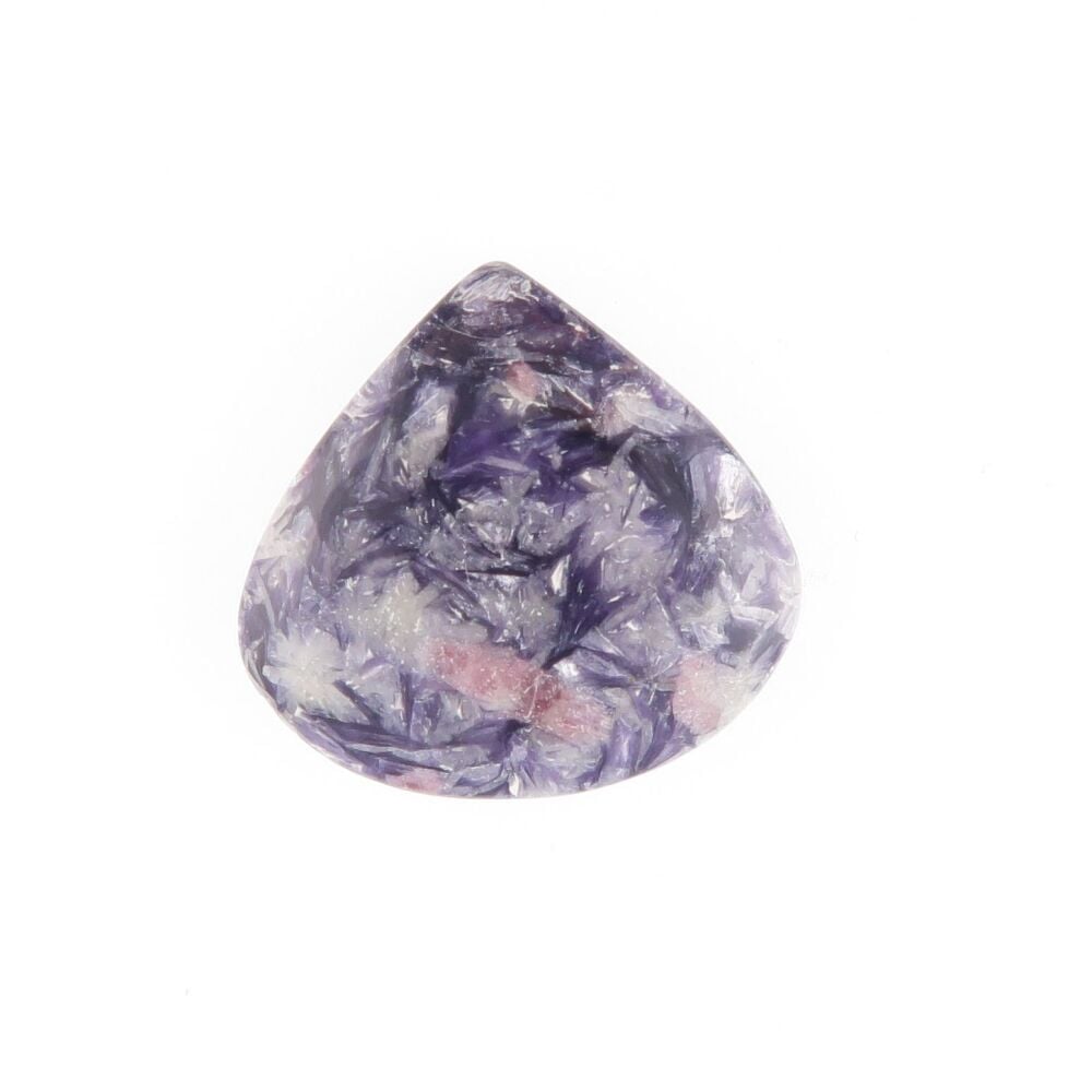 Lepidolite & Tourmaline cabochon