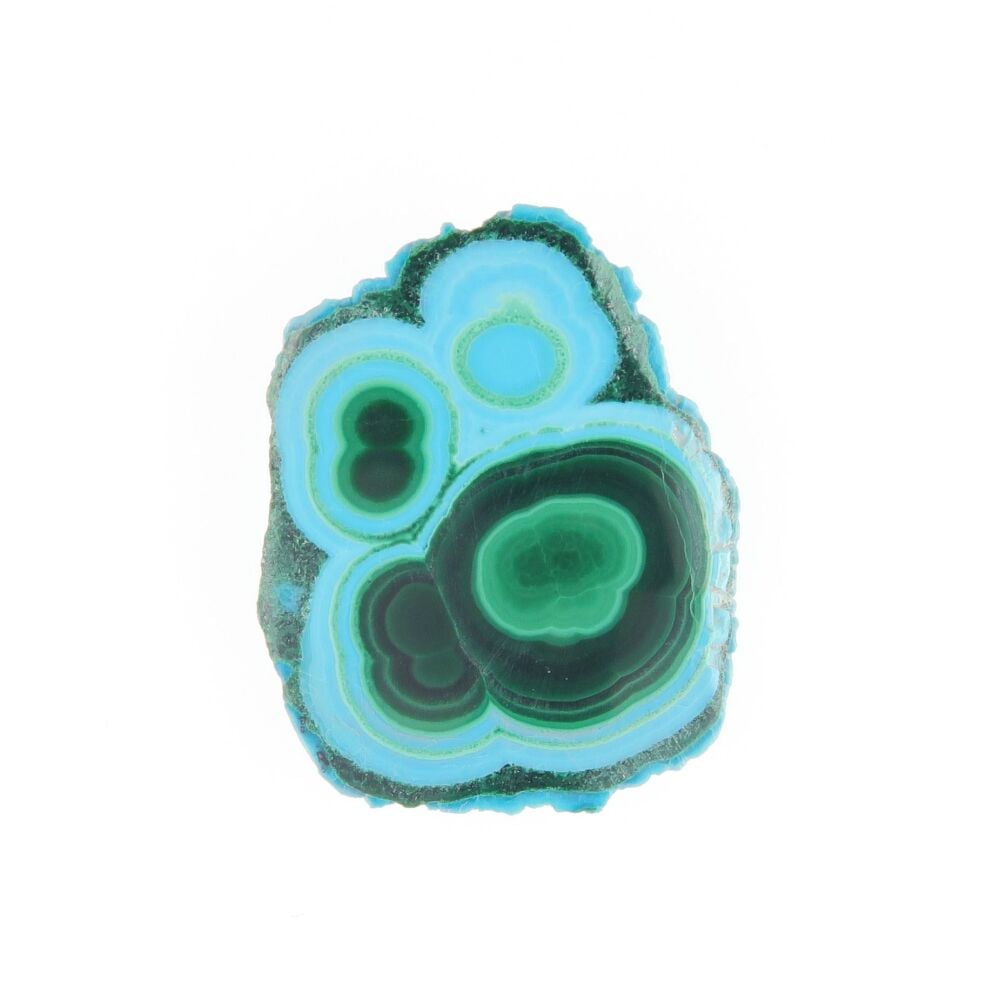 Malachite & chrysocolla slice