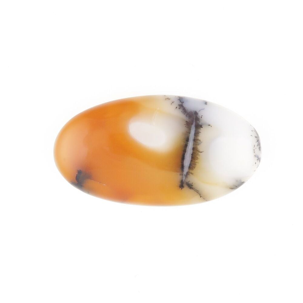 Dendritic agate cabochon