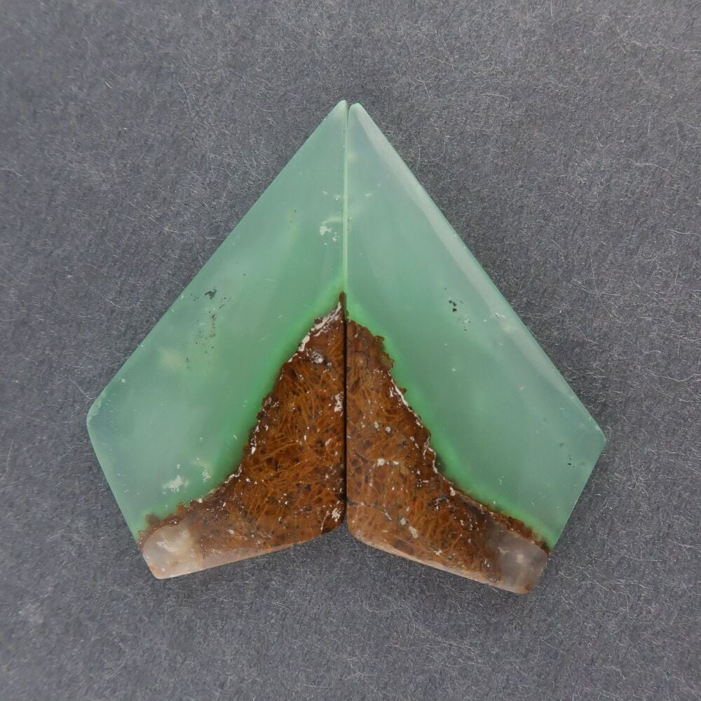 Chrysoprase pair