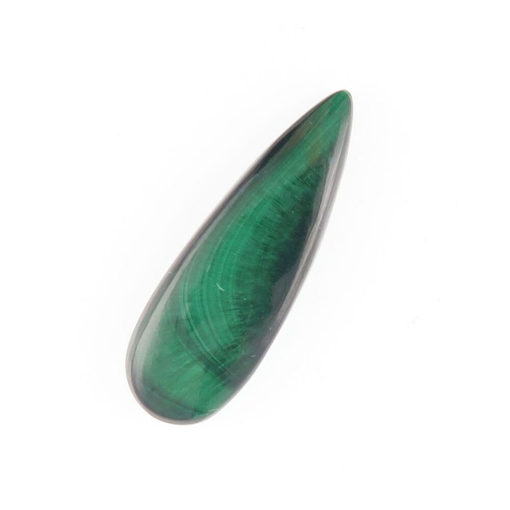 Malachite cabochon with chatoyancy - 2783