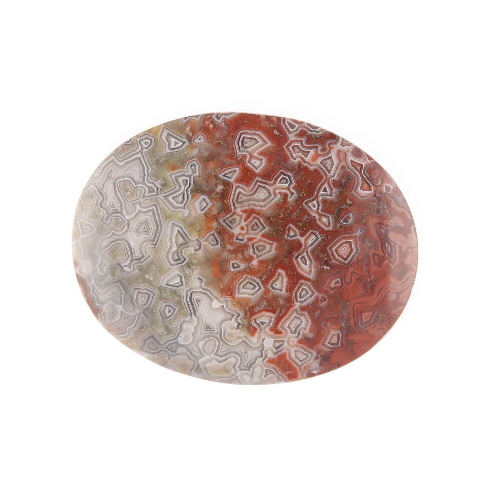 Crazy lace agate cabochon - 2810