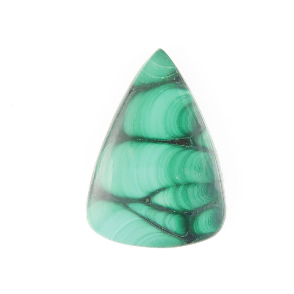 Malachite cabochon