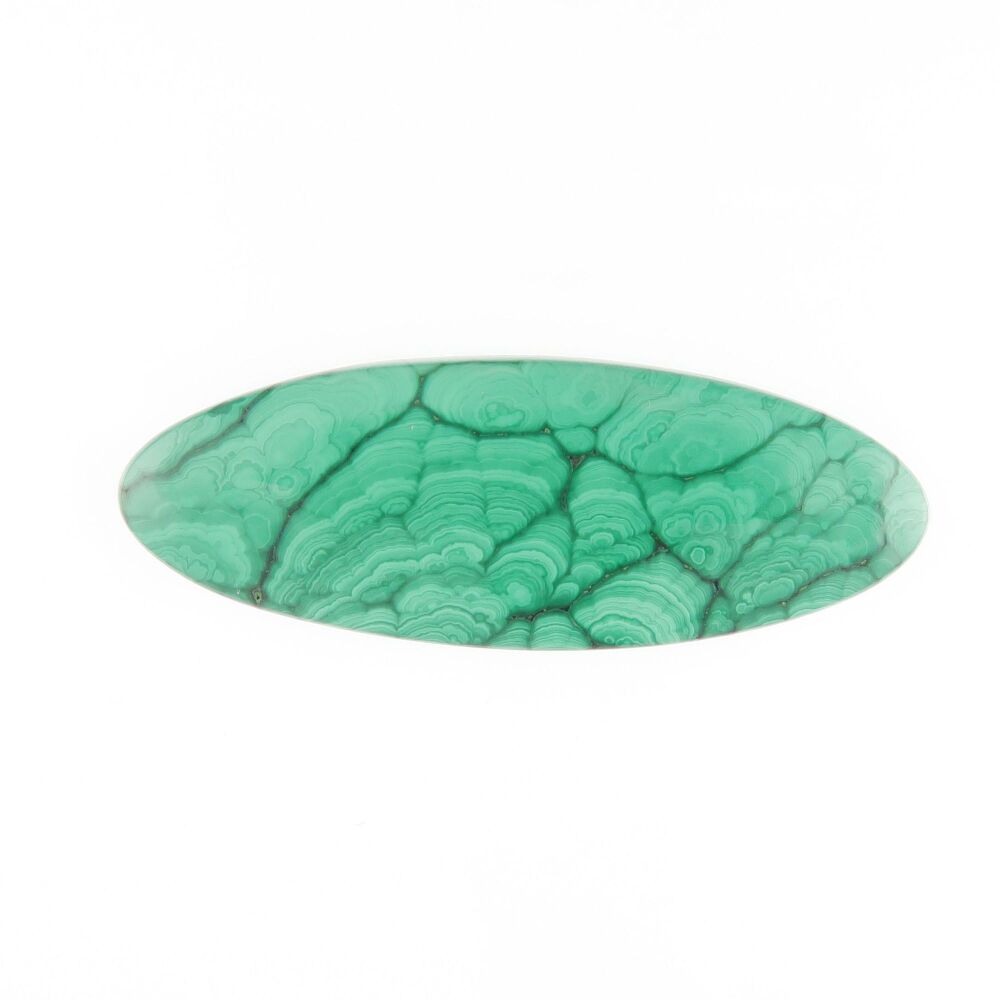 Malachite cabochon