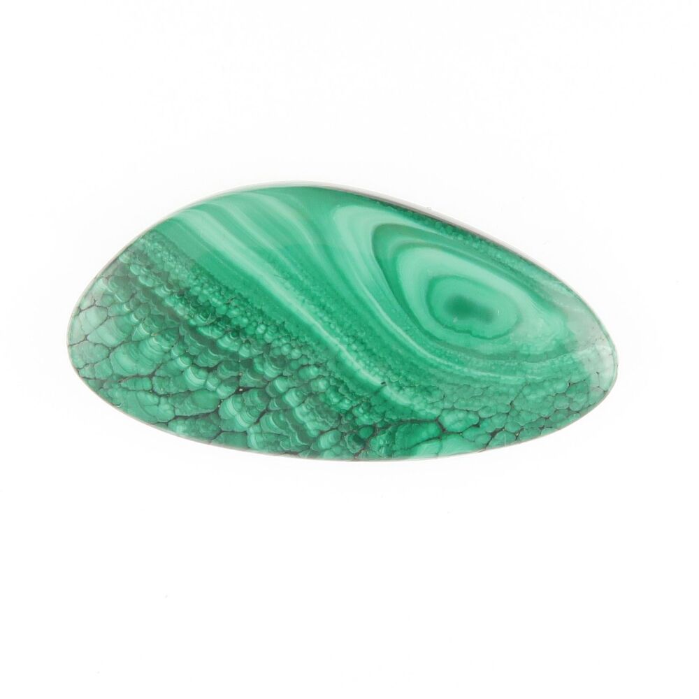 Malachite cabochon