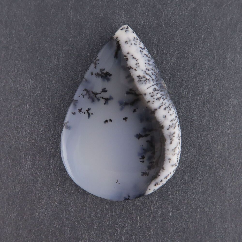 Dendritic agate cabochon