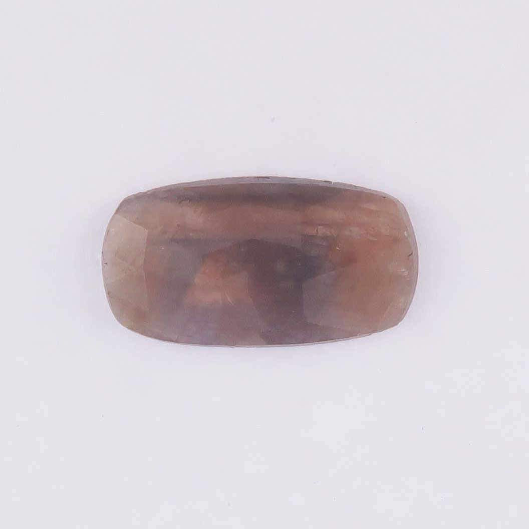 Sapphire facet top cabochon dusky pink/purple - 2865