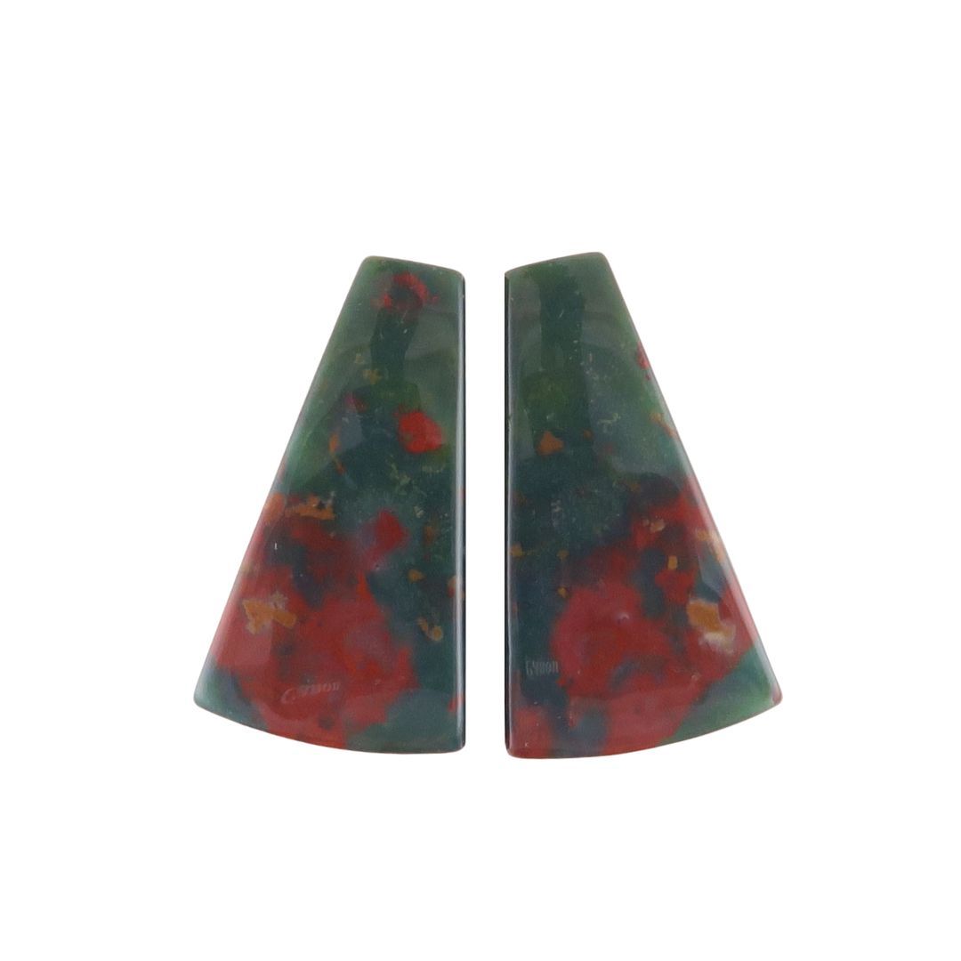 Bloodstone pair - 1266