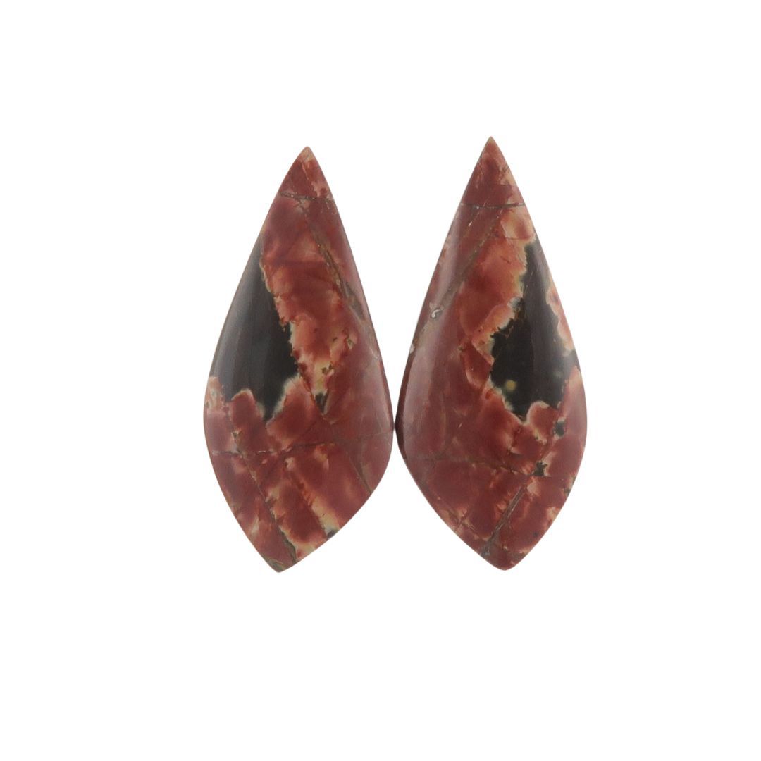 Cherry creek jasper pair - 1524