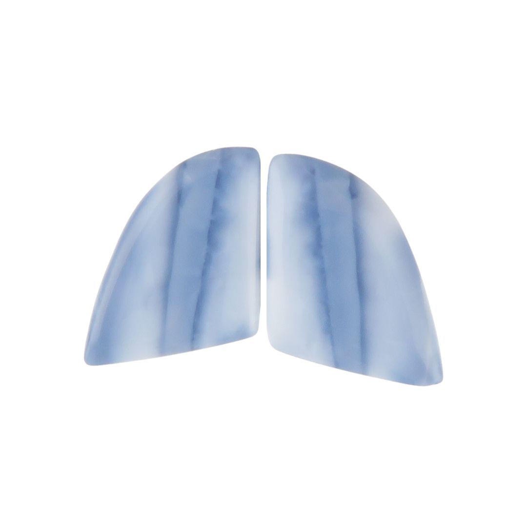 Blue opal pair - 2410