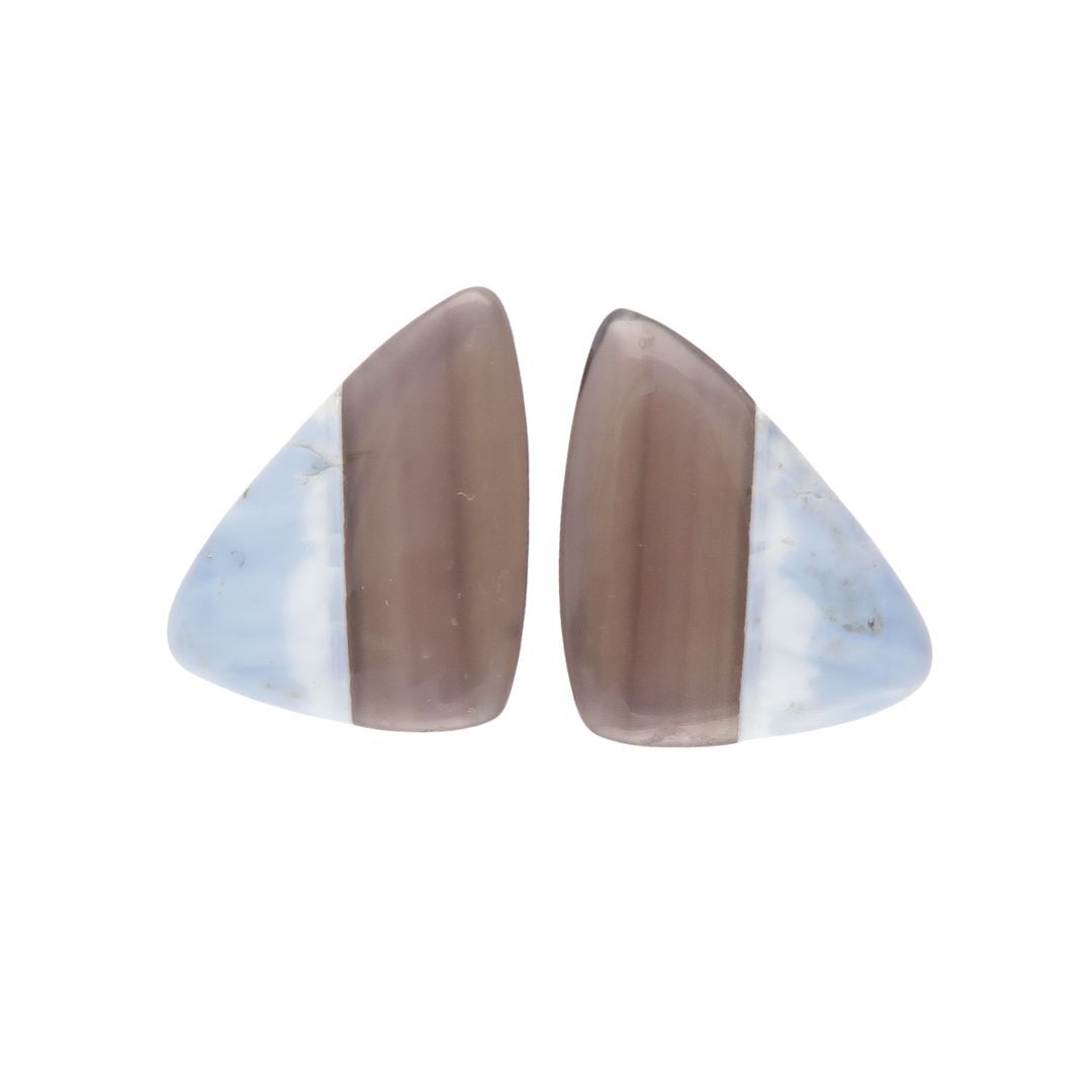Blue opal pair - 2624
