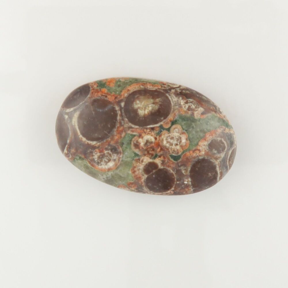 Crocodile rhyolite cabochon - 3293