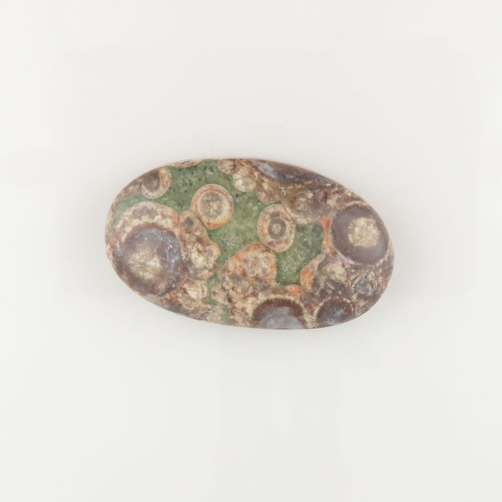 Crocodile rhyolite cabochon - 3292