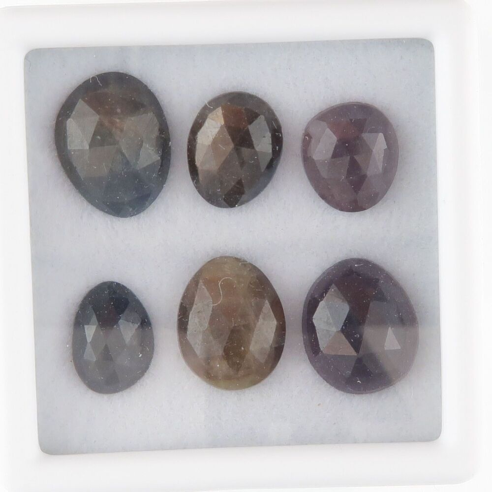 Sapphire facet top cabochons - 3488