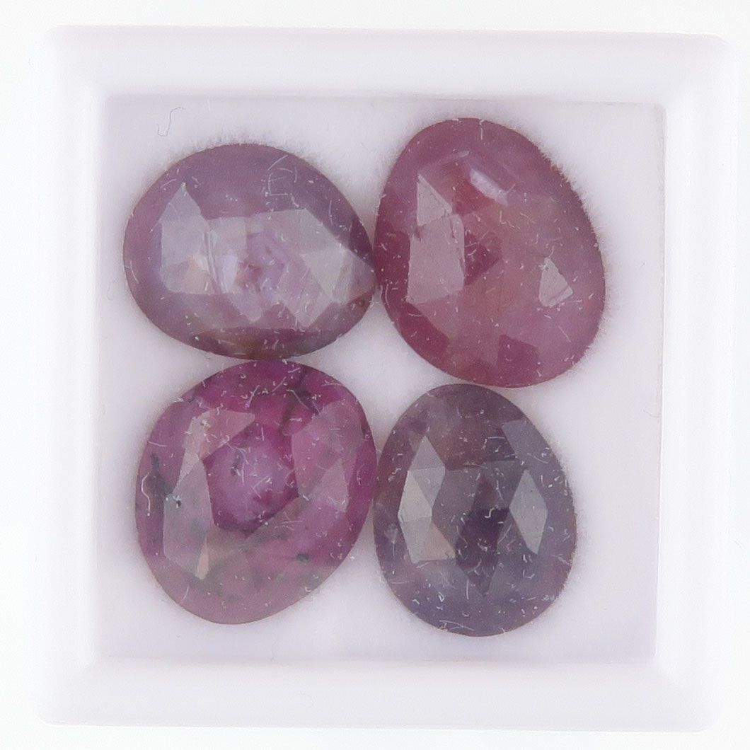 Sapphire facet top cabochons - 3370