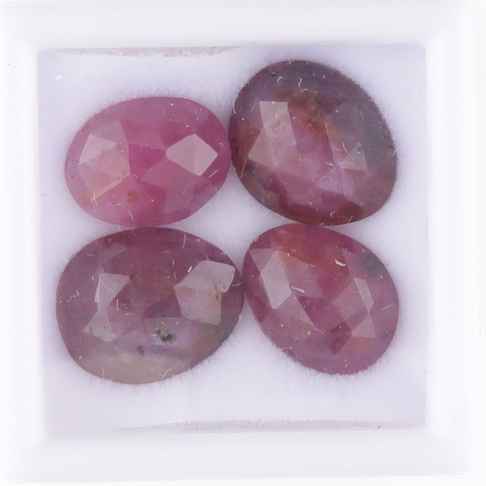 Sapphire facet top cabochons - 3372