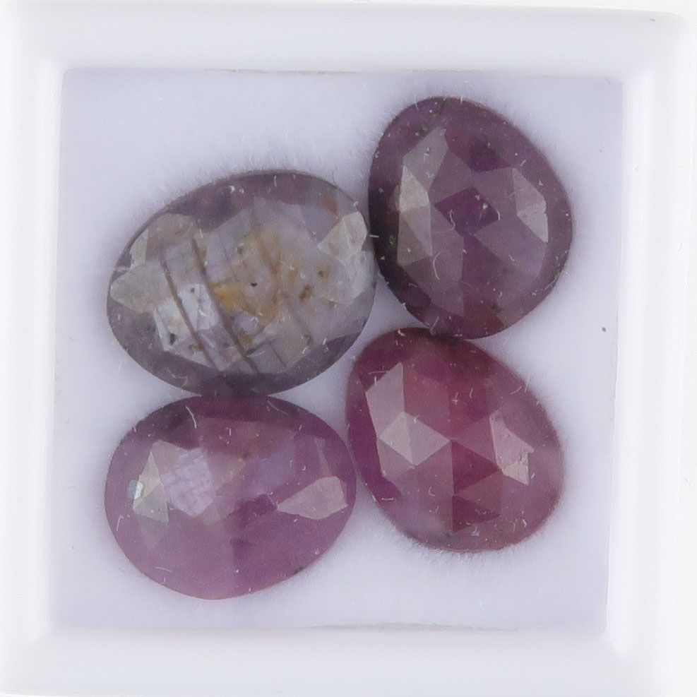 Sapphire facet top cabochons - 3371