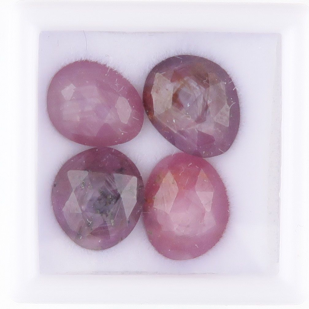 Sapphire facet top cabochons - 3373