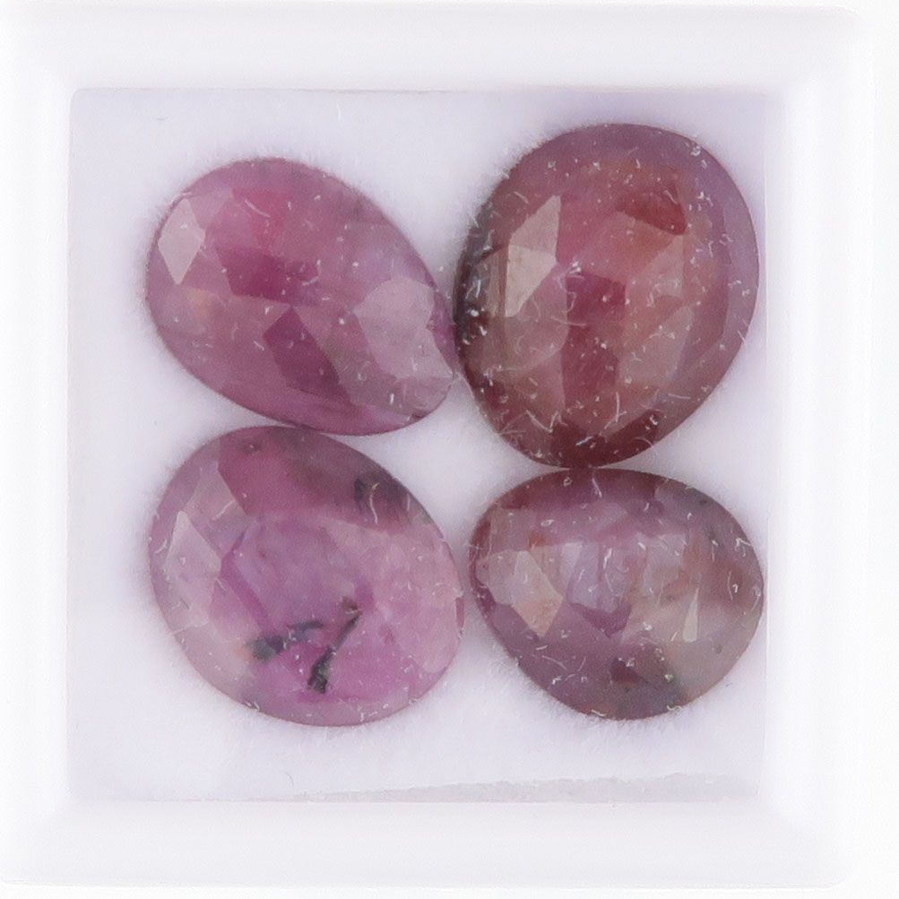 Sapphire facet top cabochons - 3374
