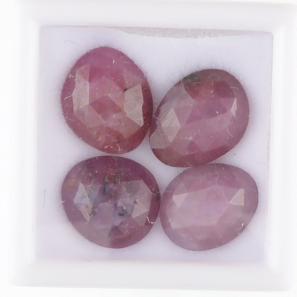 Sapphire facet top cabochons - 3369