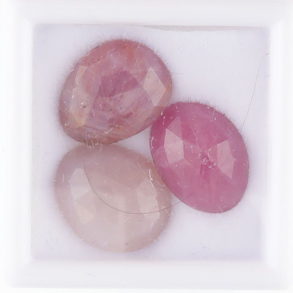 Sapphire facet top cabochons - 3399
