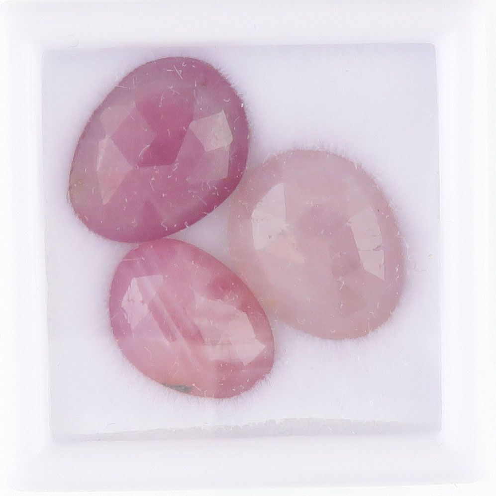 Sapphire facet top cabochons - 3401