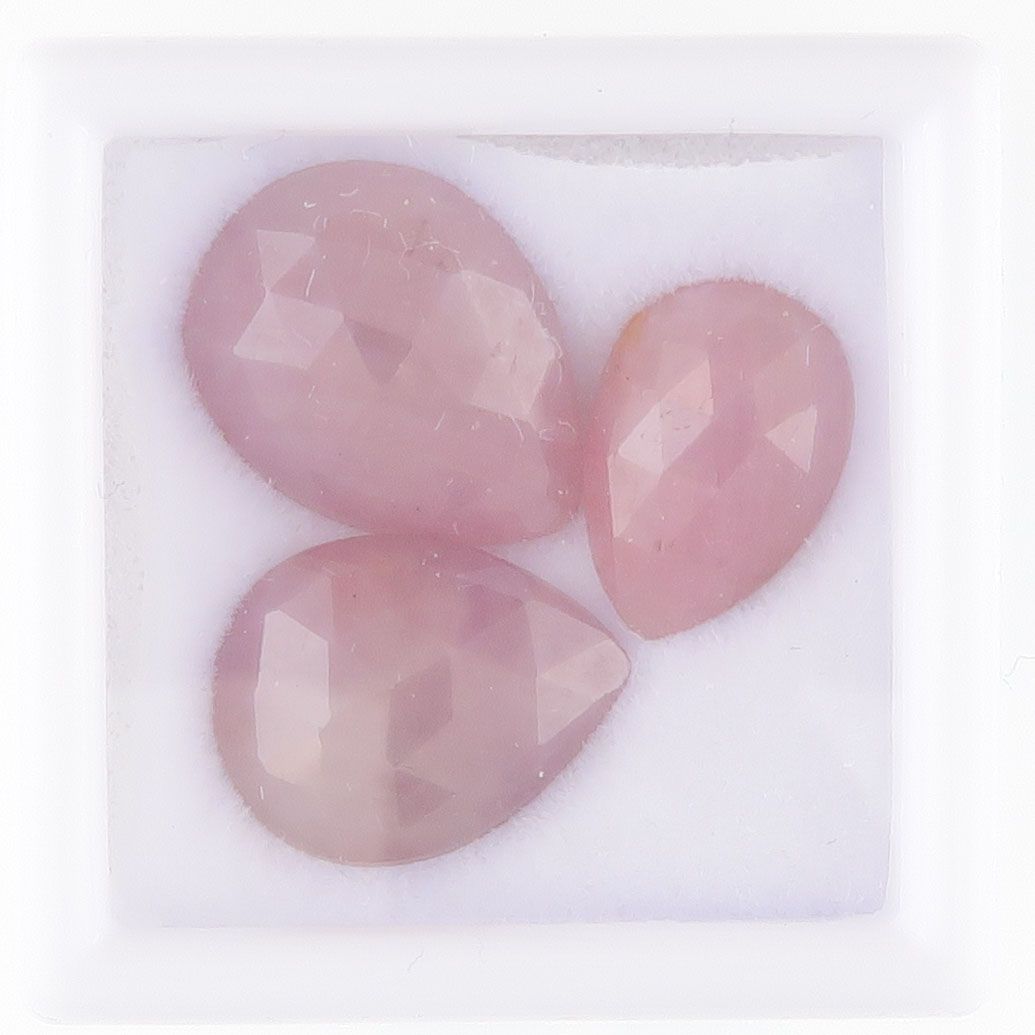 Sapphire facet top cabochons - 3403