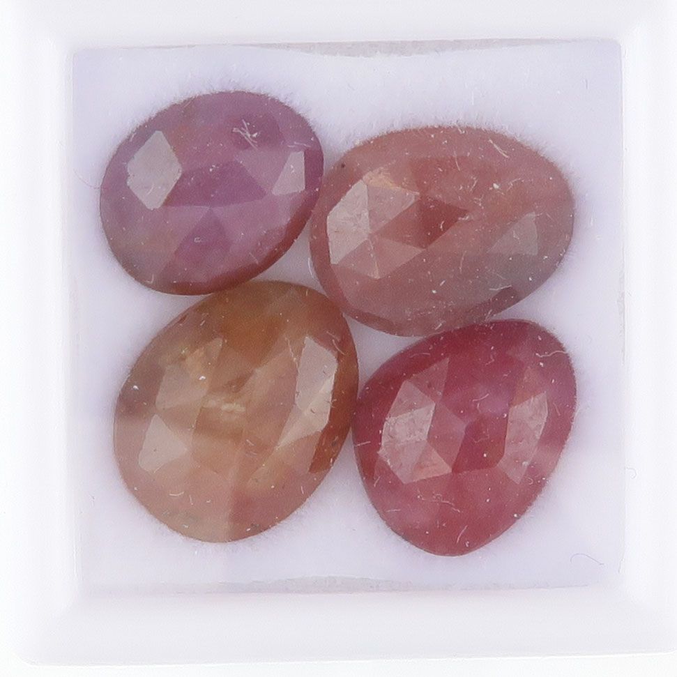 Sapphire facet top cabochons - 3435