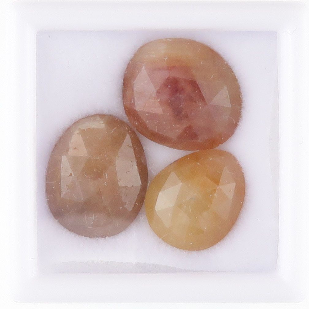 Sapphire facet top cabochons - 3461