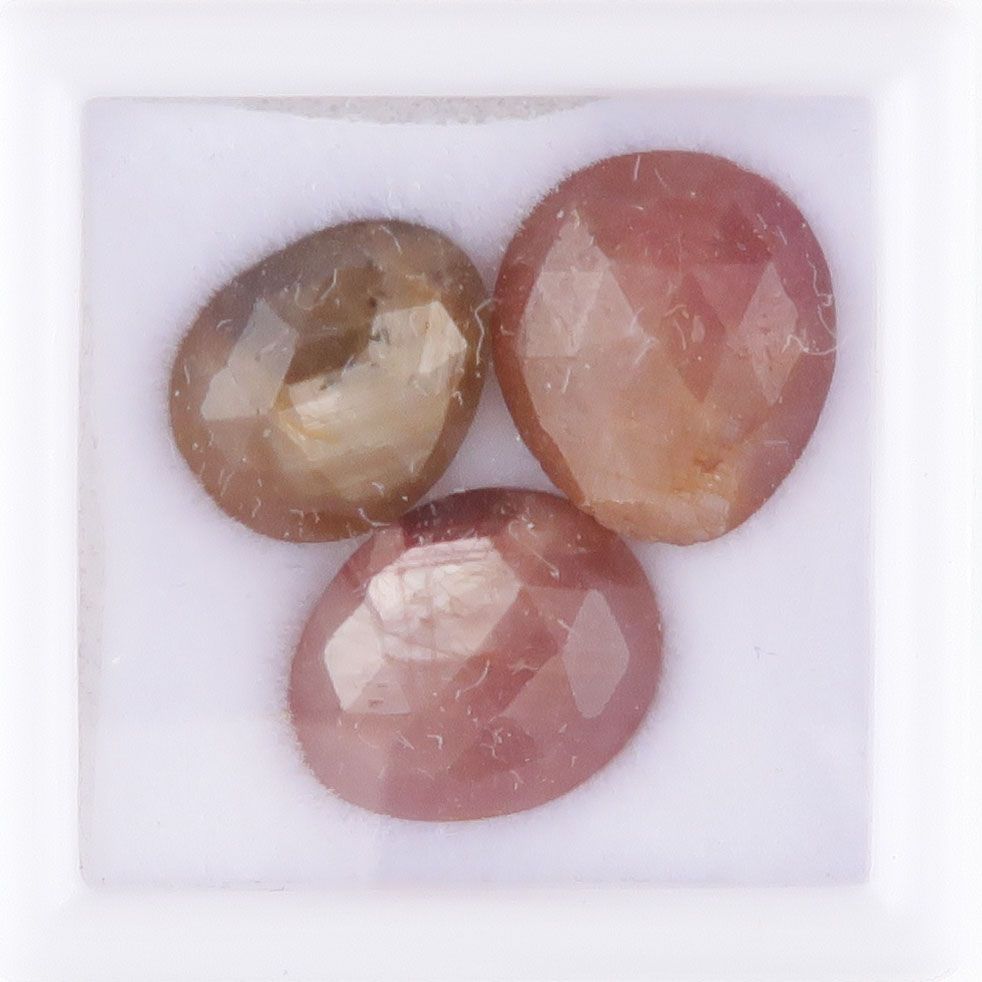 Sapphire facet top cabochons - 3452