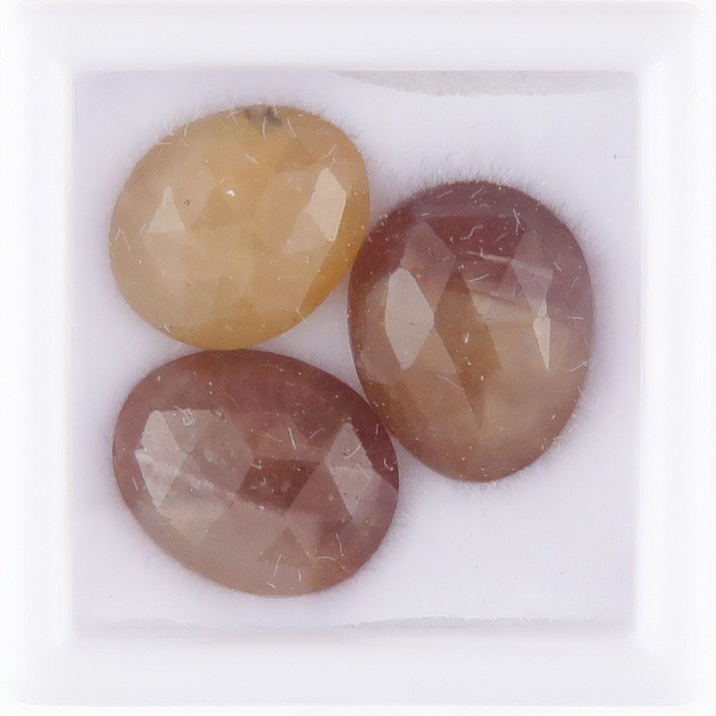 Sapphire facet top cabochons - 3462