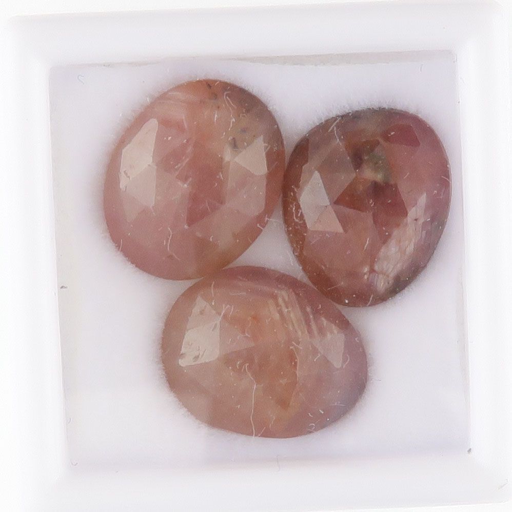 Sapphire facet top cabochons - 3458