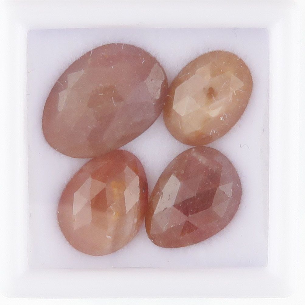 Sapphire facet top cabochons - 3428